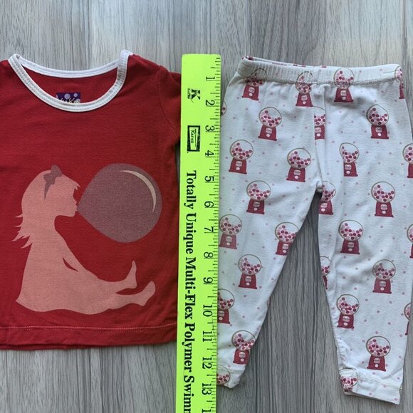 Kickee Pants Bubblegum Bamboo Pajamas - Picture 11 of 11